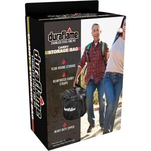 New DURAFLAME Stainless Steel Carry & Storage Bag Designed for 19" Only